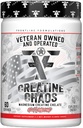 Kreatin Chaos, fremmer lean muskelvekst, uslavored, hjelpemidler muskelgjenoppretting, post-workout kosttilskudd, Veteren eid og i drift (60 Serverer, Magnesium kreatin Chelate)