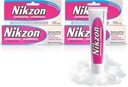 Nikzon hemorroid krem | dobbel effekt for smerte og hevelse, Numbs irritert anorektal område, beroligende og rask-virkende formel, dobbelthandling hemorroid behandling, 0,9 Oz, 2-Pack