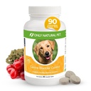 KUN NATURAL PET Canine Blader Control - Senior Dog Care Supplement - UTI, Urinal Tract Health, Inkontinens Støtte w / Cranberry ekstrakt, vitaminer, 90 Chewable tabletter (Naturlig Tyrkia)