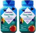 Vitafusion Fiber Well Fit Sugar Free Gummies - 90 ct, Pakke med 2