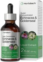 Horbäach Echinacea Goldenseal flytende tinktur drops | 2 fl oz | alkoholfri ekstrakt | Vegetarisk, ikke-GMO, Glutenfri Supplement