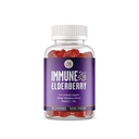 Grab Gold Elderberry Gummies med vitamin C & sink | Immun støtte Gummies, Vegansk, Glutenfri | 45 dagers forsyning