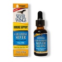 Naturlig Path Silver Wings Colloidal Silver 500PPM, Amber brun flytende immunstøtte, 1 Fl Oz (pakke med 1)