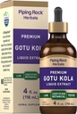 Piping Rock Gotu Kola ekstrakt ® 4 Fl Oz ® Premium flytende urter Supplement ® Vegetarisk ® alkoholfri ® Ikke-GMO, Glutenfri