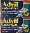 Advil Liqui-Gels Minis, 80 kapsler per flaske (3 flasker)