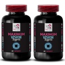Visjonbalanse - EYE VISIONSLEVERING - Klarere scener, Øyestyrke, Bedre bilde, Krystallsyn, Skarpe linjer, Øyeklarhet, Fokus fordel, Ren synslinje 2 flaske 120 Kapsler