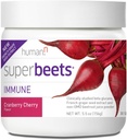 HumanN SuperBeets Immune Powder - Grape Seed Extract and Wellmune® Beta Glucans - Cranberry Cherry Flavor, 5,5-Ounce