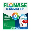 Flonase Sensimist Allergi Relief Nasal Spray for ikke-Drowsy, 24-timers multi-Symptom Allergi Relief – 120 Sprøyter (pakke med 2)