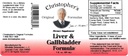 Christophers opprinnelige formler Liver & Gallbladder Formula, Herbal Supplement for Detox & Digestive Support, 2 fl oz