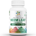 Organiske Aura Neem kapsler. 100% ren og kraftig. Grønn all supermat. Laget med hele Spectrum Neem Leaves. Miracle avgiftsgivende agent. strålende hud og immunitet.