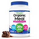 Orgain Organic Vegansk Måltid Erstatning Protein Powder, Kremet sjokolade Fudge - 20g Plant Basert Protein, Glutenfri, Dairy Free, Laktose Gratis, Soya Gratis, Ingen sukker tilsatt, For Smoothies & Shakes - 2.03lb