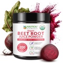 Beet Juice pulver Organic - kaldt presset - 20:1 Konsentrat - konsentrert beet rot pulver - nitric oksid - sirkulasjon støtte - 57 serveringer av beet rot supplement - 7oz