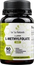 Lu'Lu Naturals L-metylfolat 15 mg optimalisert og aktivert folsyre. 90 Veggie Caps Metyl Folat, L-5-mthf