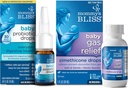 Mammas Bliss Baby Probiotic Drops Hver dag for Digestive og immunitets helse, 30 serveringer (pakke med 1) med raske baby gasshjelp faller 100 serveringer (pakke med 1)