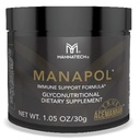 Manapol Immune Support Formula for immunisme støtte og immunitet øke. Aloe Vera pulver prebiotika for digestiv helse. Aloe Vera drikke for immunstøtte Supplement 1.05oz/30g av Mannatech.