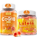 NEVISS Sukker Free Lutein Gummies 60 greve + CoQ10 Gummies 120 greve