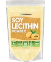 XPRS Nutra Soya Lecithin pulver Food Grade fett emulgator - egnet for matlaging, baking og mer - Veganvennlig Soya Lecithin pulver matlaging hjelpemiddel (16 Ounce)