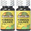 Naturens blanding jern Ferrous Sulfat 325 mg BPK, assortert, tabletter, 100 greve, pakke med 2