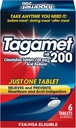 Tagamet HB 200 mg Cimetidin syre Reducer og Heartburn Relief, lindrer og hindrer indiesjon, 6 teller
