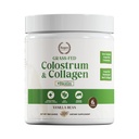 Grass-Fed Colossum & kollagen pulver | Gut helse, hår, hud og felles støtte | New Zealand Bovine Colostrum, Hydrolysert Collagen Peptides, 300mcg Biotin | Vanilla Bean | 28 Serveringer