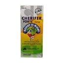 Cherifer Forte Syrup Forsterket med sink med Taurin og dobbel klorella vekstfaktor + Zink Orange Flavor 240 ml