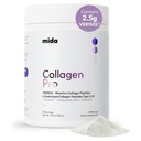 VERISOL® Hydrolysert kollagenpeptider Type I & III med vitamin C, Hyaluronsyre, Biotin, Q-ACTIN® | Unflavored Proteinpulver for glatt hud, tykkhår, sterke negler og felles helse | 30 Services