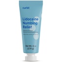 Curist 5 % Lidocaine Cream Maks styrke Topical Pain Relief - 6 oz (170 g) XL Tube - Numb raskt og effektivt Numbing Formulering - (1 Pack - 6 oz Tube)