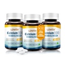 Lovita kalsiumcitrat 800 mg med magnesium, vitamin D3 & K2, bein styrke og tetthet Supplement for kvinner og menn, støtter tenner, immun helse, glutenfri, ikke-GMO, 360 vegansk tabletter