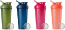 BlenderBottle 2-Pack 28-Ounce Classic Shaker flasker for proteinshake og pre trening, Moss/Moss og marine/Navy og alle rosa og koral