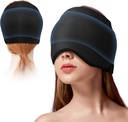 Migraine Ice Head Wrap hodepine Relief Hat for megraine med kald og varm terapi fleksibel ishode Wrap for puffy øyne kalde komprimer hodepine Relief Cap for tentsion Sinus & stress