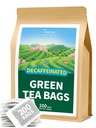 TeeLux Decaf Grønn Tea Vesker, Pure Decaffeinated Grønn Te, Super Antioksidant, Hot & Iced Te, 200 Count
