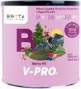 Vegan protein pulver - Plantebasert protein for energi og muskel boost - ren rist i Berry blanding flavor