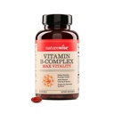 NatureWise Vitamin B Complex for kvinner og menn - med folsyre Biotin B1 B2 B3 B6 B12 - støtte Cellular Energy & Mental Clarity - Gluten & Dairy Free, Ikke-GMO - 150 Softgels[5-måneders Supply]