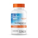 Doktorens beste Serrapeptase, 40 000 SPU, støtter Sinus Helse, Ikke-GMO, Vegan 90 Veggie Caps