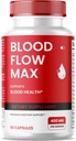 (1 pakke) Blodflow Max kapsler, blodflow Max avansert formel blodstøtte, maksimal styrke supplement for sunn blodsirkulasjon, alle naturlige vitamin piller for total velvære
