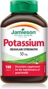 Jamieson Kalium 50 mg, 100 tabletter