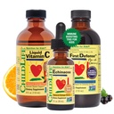CHILDLIFE ESSENTIALS Immune Support 3-Pack - flytende vitamin C, første forsvar, og Echinacea - immunforsterkning kosttilskudd for spedbarn, barn og barn