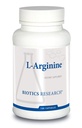 Biotikk Research L Arginin, Viktig Aminosyre, Byggeblokk for muskler, Treningsytelse, Connective Vessue Support, Nitric Oxid Booster, støtter kardiovaskulær helse, 100 kapsler