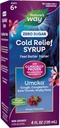 Naturens vei kald lindring null sukker Syrup, Umcka, homøopatisk, Shortens Colds, Sore Throat, Cough, Congestion, og Stuffy Nese, Phenylephrine Free, Grape Flavored, 4 Fl Oz (Packing May Vary)