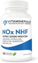 Vitamineraler 122 NOx NHF L-arginin, L-citrullin, L-norvalin Plus B6, Quercetin, Hvite Willow, Boswellia & Enzymes | 60 Veggie caps | 30