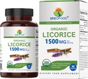 Brieofood økologisk lakris 1500mg, 45 serveringer, vegetarisk, glutenfri, 90 vegetariske tabletter