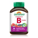 Jamieson Delicious Chewable formel B kompleks Berry Bliss 90 tabletter