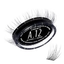 Lashify forsterke 12mm GossamerDIY Eyelash forlengelser fylle, svart, enkle falske øyenvipper for et naturlig utseende