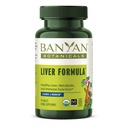 Banyan Botanicals Liver Formula - USDA Organic, 90 Tabletter - Renser Bitter Urter å avgifte leveren og galleblæren *
