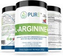 PURE L-Arginine+ L- Arginine+, L-Arginine L Citrulline CoQ10 og mer! Støtte for blodtrykk, kolesterol, energi, blodflyt, muskelutvikling og mer (tropisk mango)
