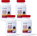 Major Acid Gone Extra Styrke Antacid Chewable Tabletter - Anti-Acid Relief - Acid Reflux Medisin for voksne - Oppsett Mage, Acid Indigation og Heartburn Relief - Lang-Lasting - 100-Count (4 Pack)