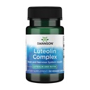 Swanson Luteolin Complex w/Rutin - Brain Support Supplement for å fremme minne, humør og kognitiv helse - Naturlig formel for å bidra til å opprettholde nervesystemet - (30 Veggie Kapsler)