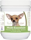 Sunn avl Chihuahua Multi-Esentials pulver for hunder - et ideelt tillegg av vitaminer, mineraler og antioksidanter for hunden din - 8 oz