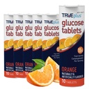 TRUEPlus Glucose Tabletter, Orange Flavor - 6X 10ct Rør