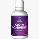 MRM Ernæring CoQ-10 L-karnitin flytende | Orange-Vanilla Flavored | Energi + Antioksidanter | Naturlig avledet CoQ-10 enhver